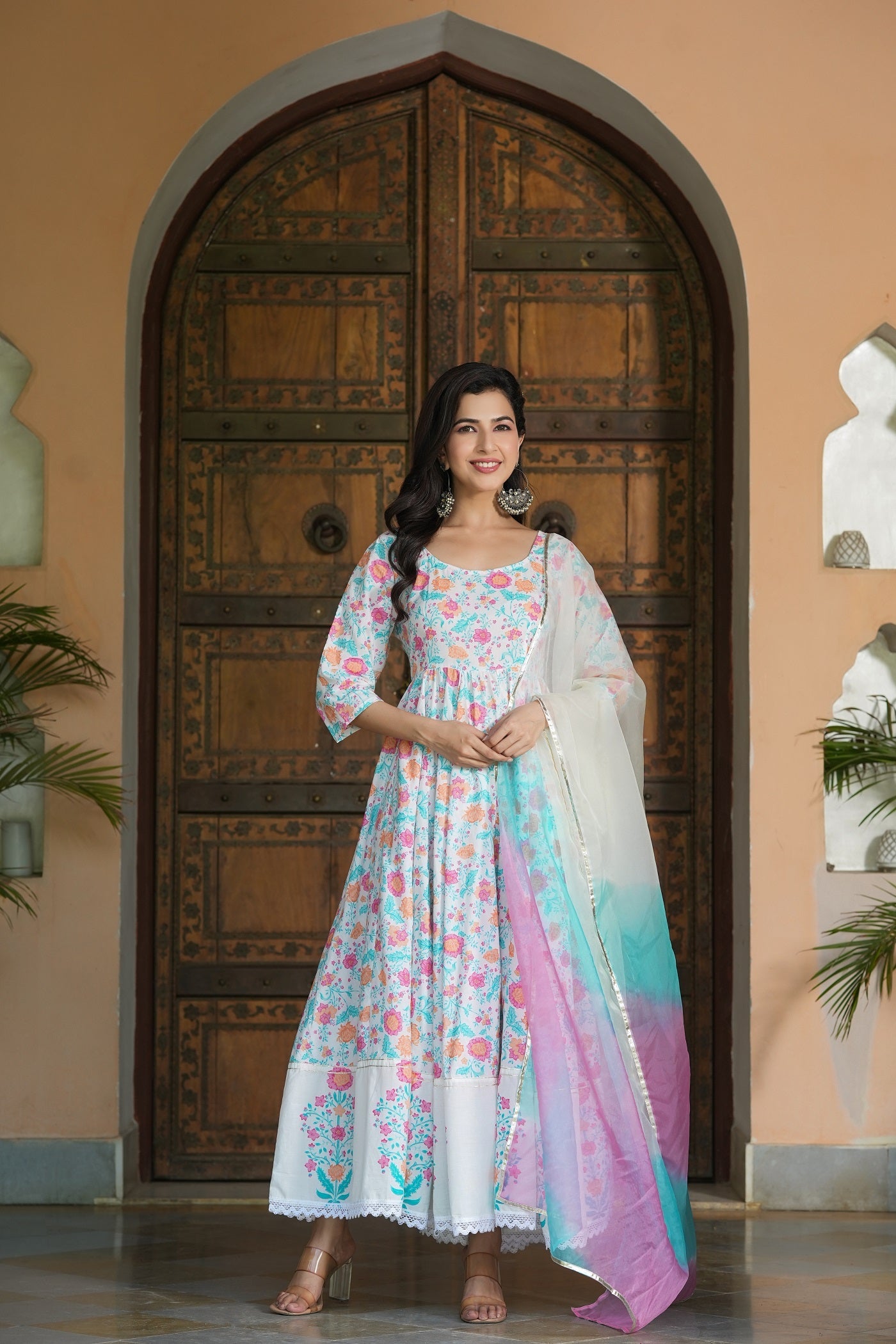 New launch collection of JAIPURI PRINTED BLACK ANARKALI #PaneriEmbroidery  Colors and Fabrics. Soft cotton is the perfect pick for the… | Instagram