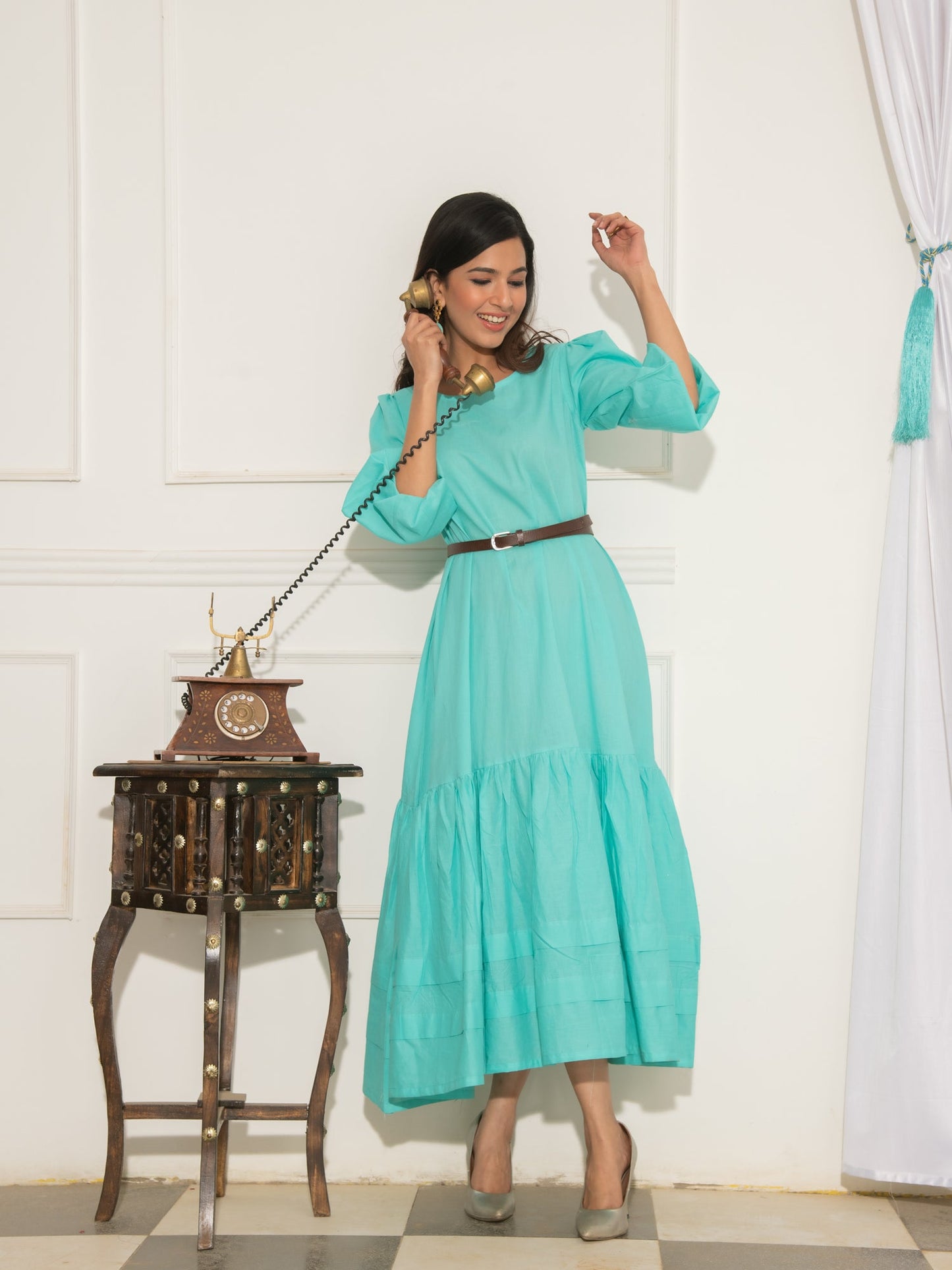 turquoise-cotton-dress